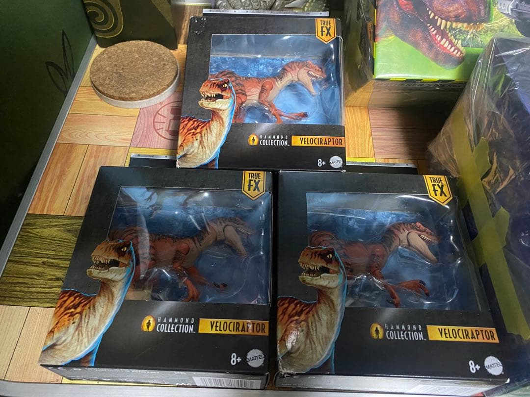 ロストワールド ジュラシックパーク セット ティラノサウルス 幼体 1/15 他
