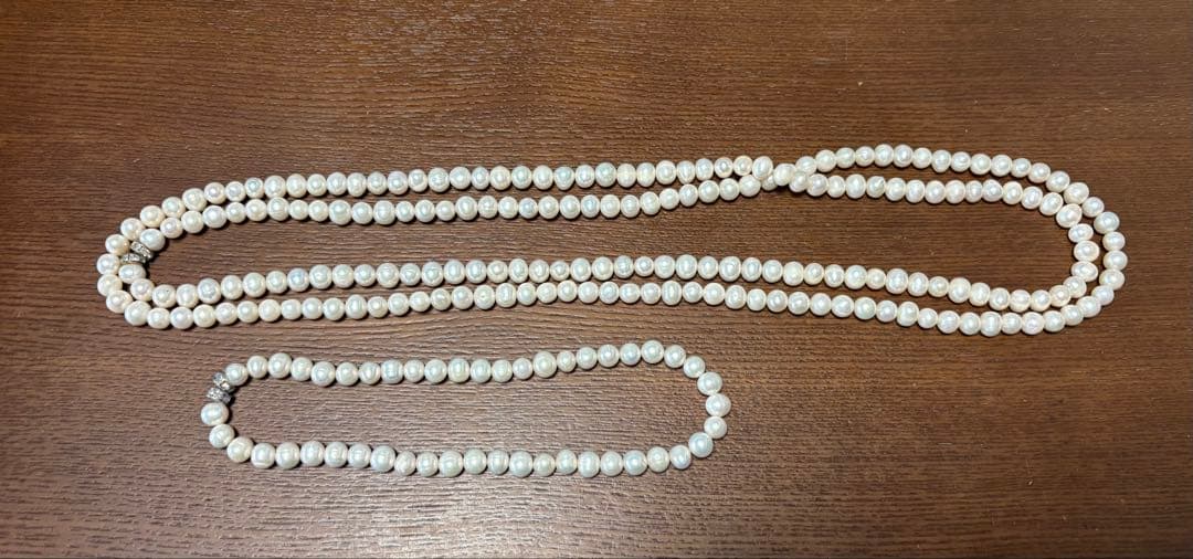 【淡水パール】7-8ミリ　200粒、48粒