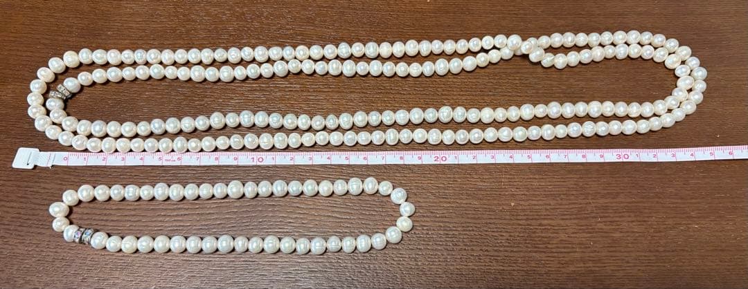 【淡水パール】7-8ミリ　200粒、48粒