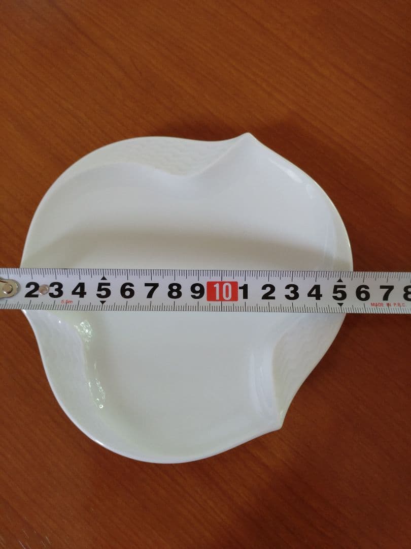 【美品】マイセン 波の戯れ　ホワイトディッシュ3枚セット