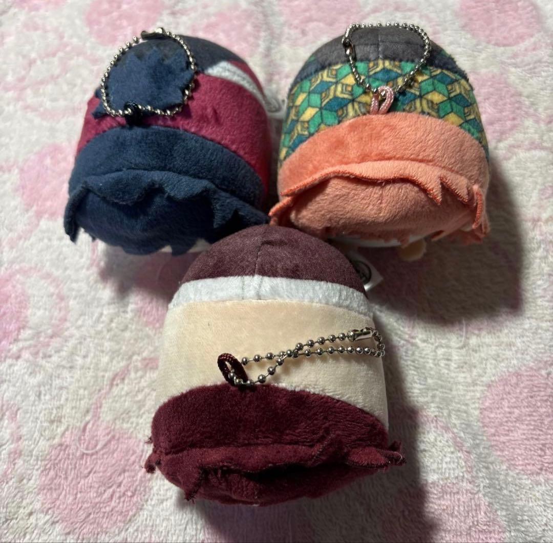 鬼滅の刃　もちころりんぬいぐるみマスコット　竈門炭治郎 冨岡義勇 錆兎 3点