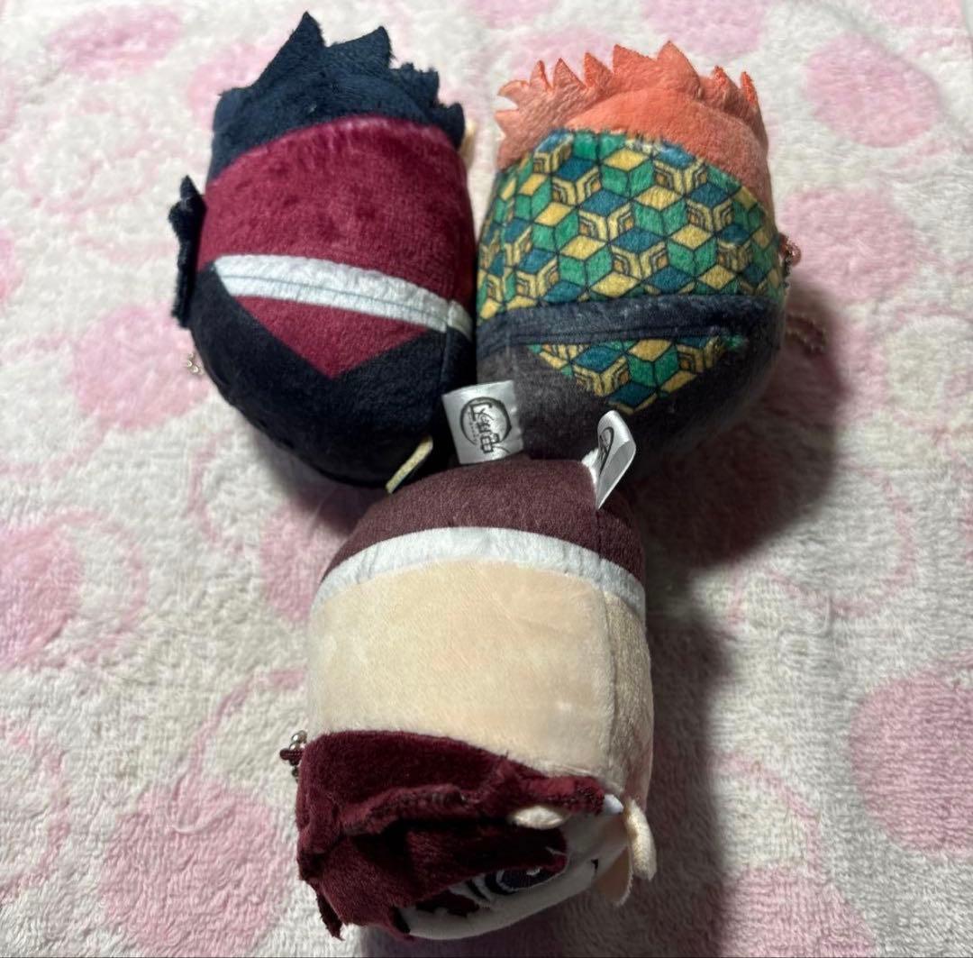 鬼滅の刃　もちころりんぬいぐるみマスコット　竈門炭治郎 冨岡義勇 錆兎 3点