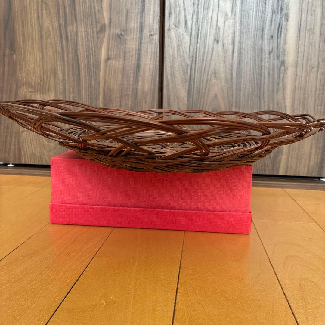 沖縄今帰仁村　わらび細工　パン・フルーツかご