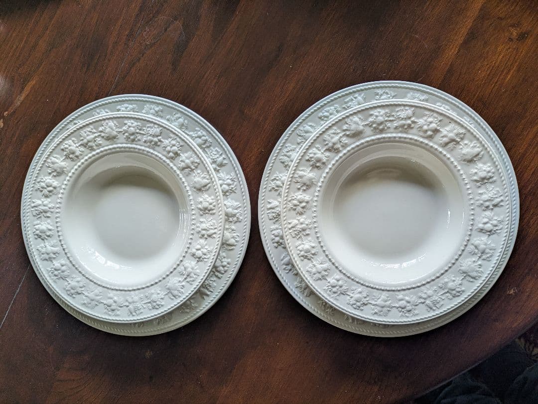 mami４枚セット　ウェッジウッド フェスティビティ 　大皿　 スープ皿