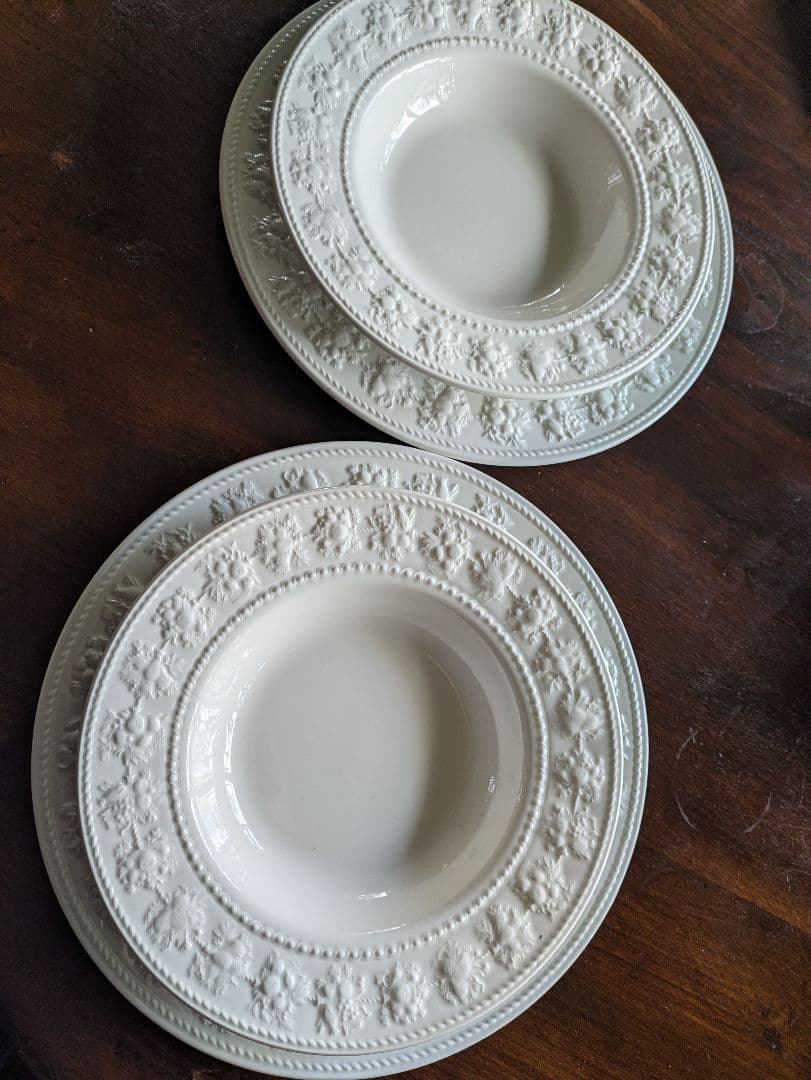 mami４枚セット　ウェッジウッド フェスティビティ 　大皿　 スープ皿