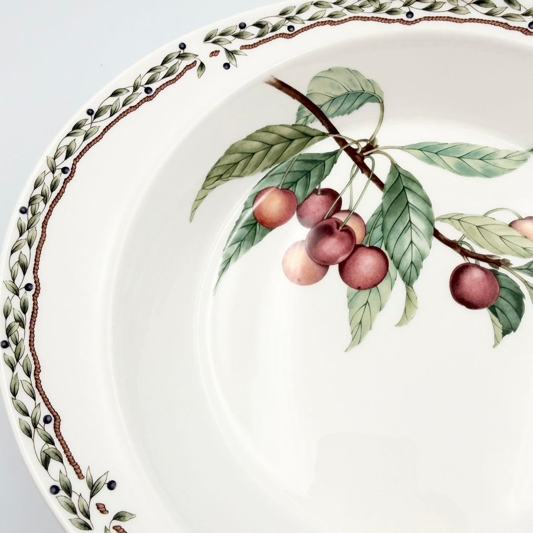 未使用品　ノリタケ　ロイヤルオーチャード　カレー皿　パスタ皿　さくらんぼ