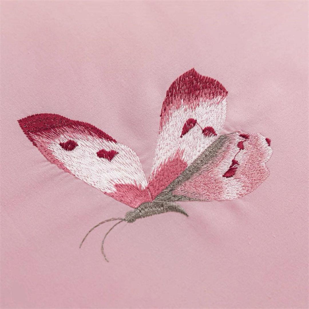 布団４点セットカバーシーツ枕カバーシングル綿100%精美刺繍可愛いピンク色