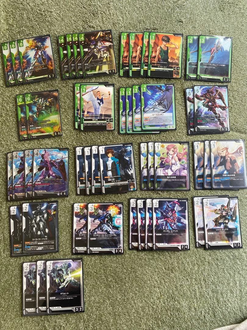 ガンダムカード引退品　デッキ+デッキケース
