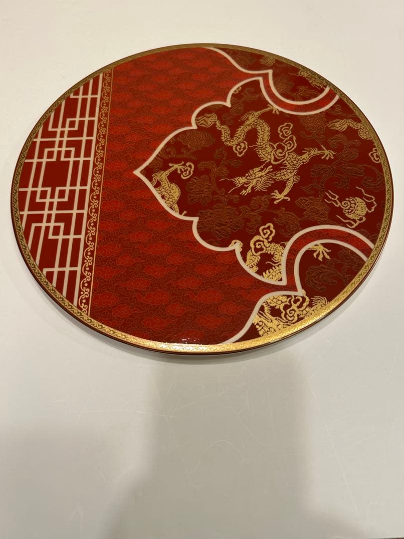 NIKKO NOVEL DORAGON ２７㎝フラットプレート　未使用　龍