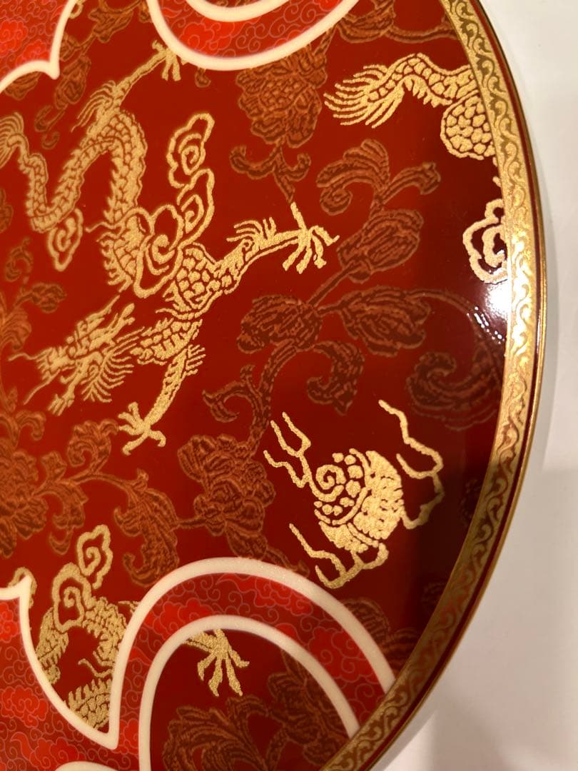 NIKKO NOVEL DORAGON ２７㎝フラットプレート　未使用　龍