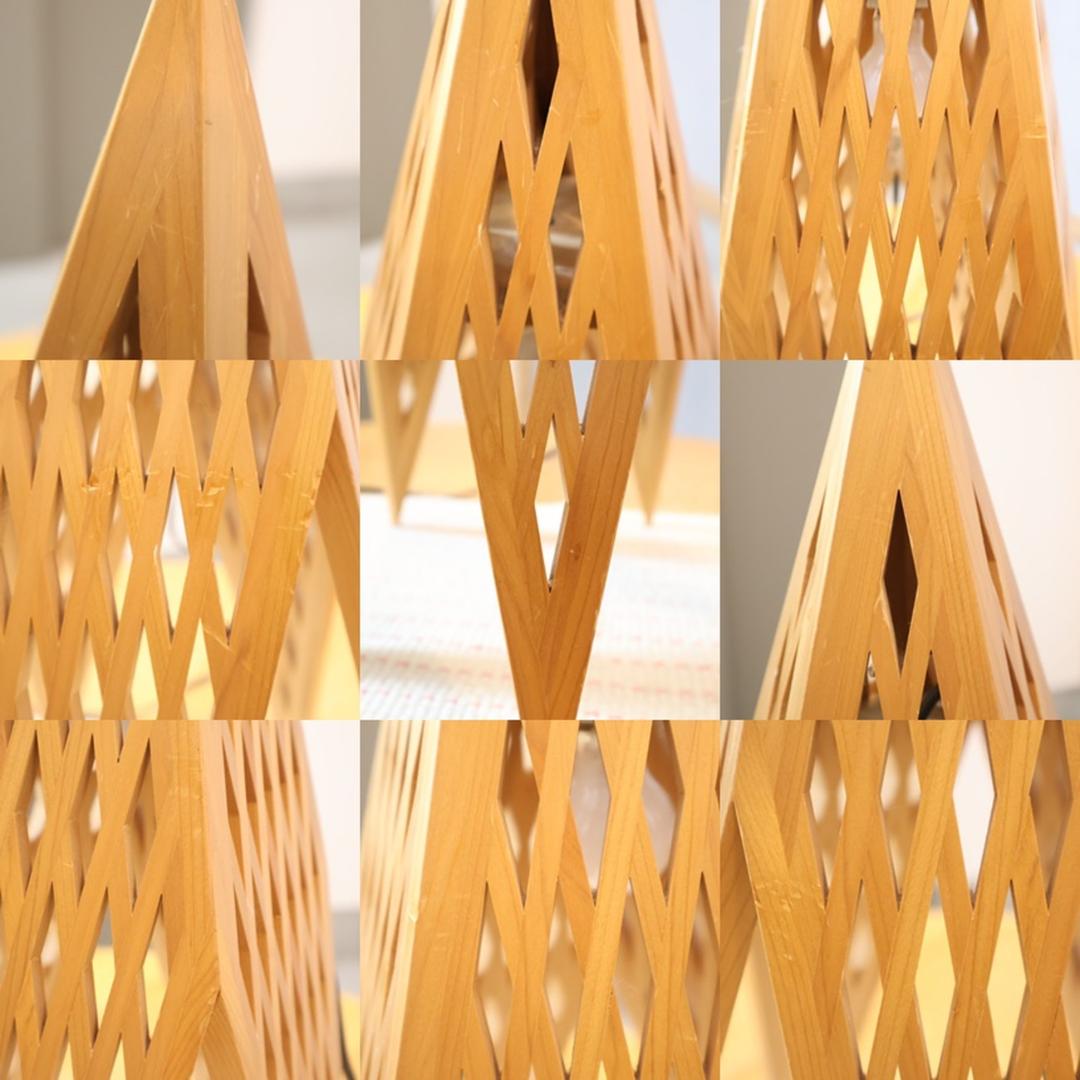 林木工芸 kinoakari 木のあかり STAR スター 照明 スタンドライト