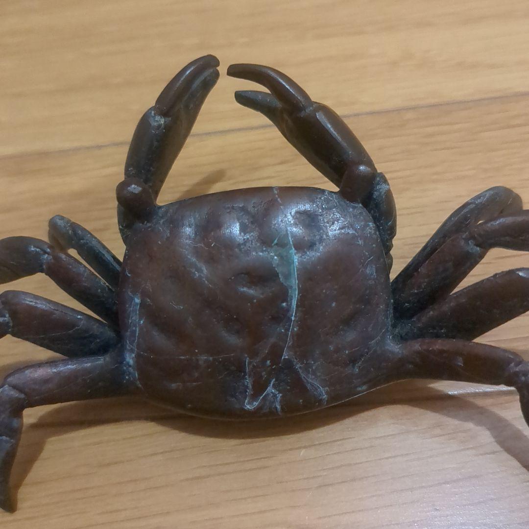 カニ　置物　材質不明