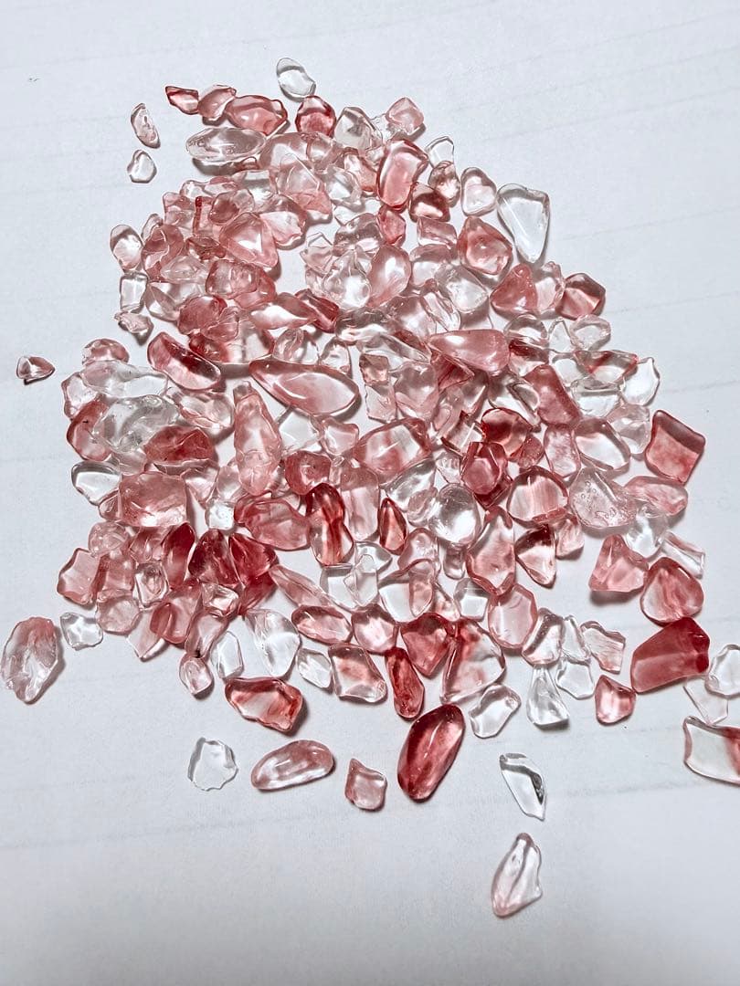 チェリークォーツさざれ小粒100g ⚠️欠品　再入荷予定あり