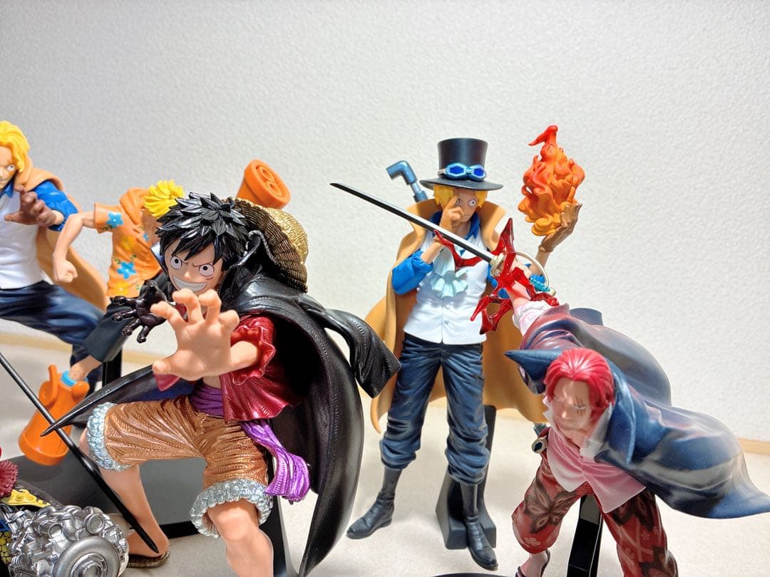 ルフィおまけ付き★ワンピース フィギュア7体セット