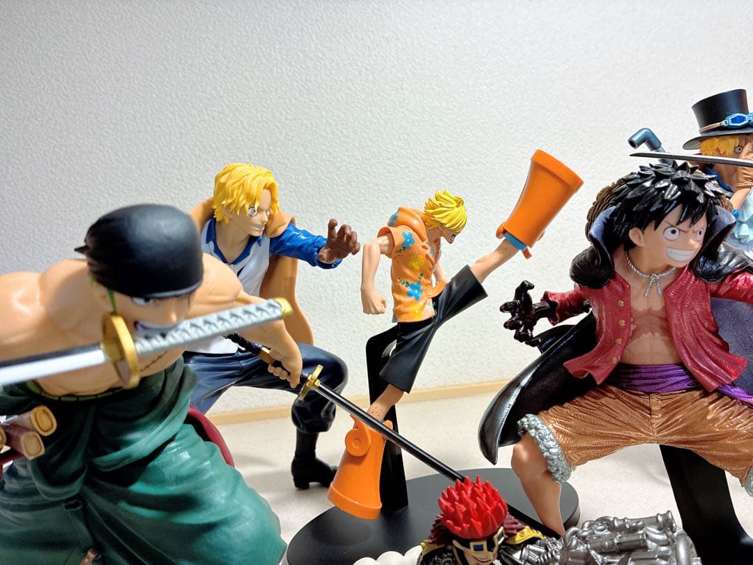 ルフィおまけ付き★ワンピース フィギュア7体セット