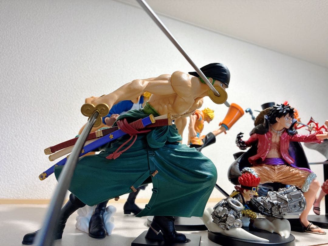 ルフィおまけ付き★ワンピース フィギュア7体セット