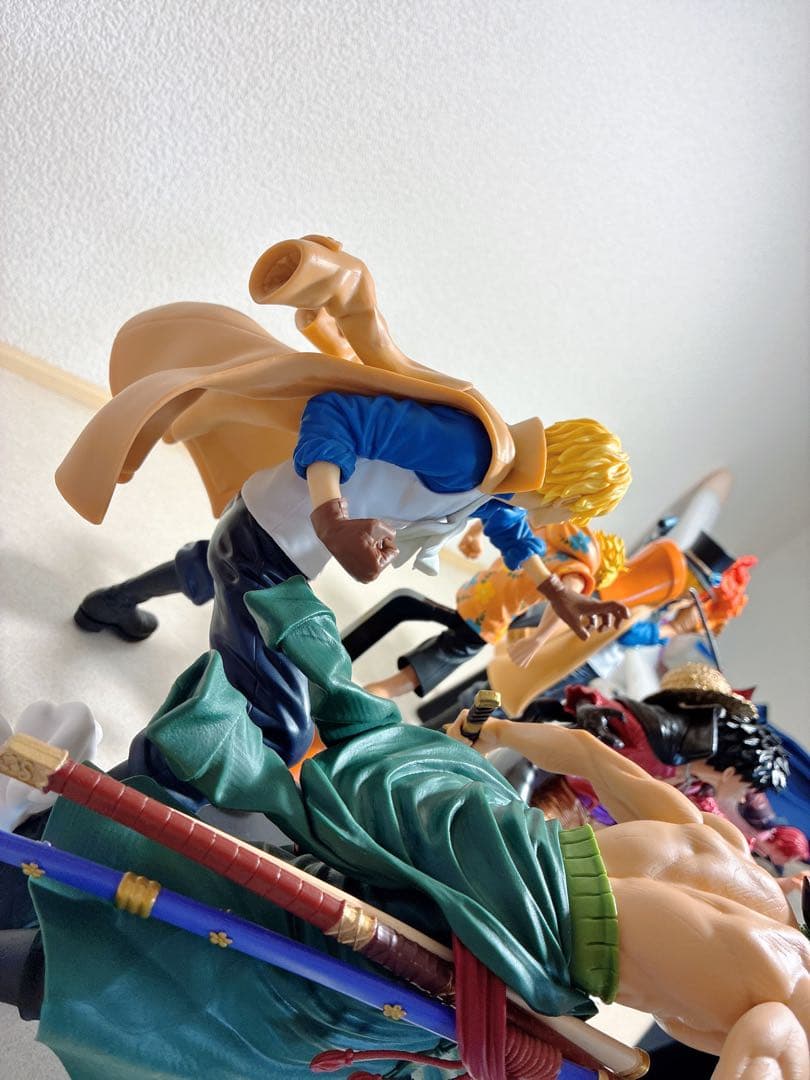 ルフィおまけ付き★ワンピース フィギュア7体セット