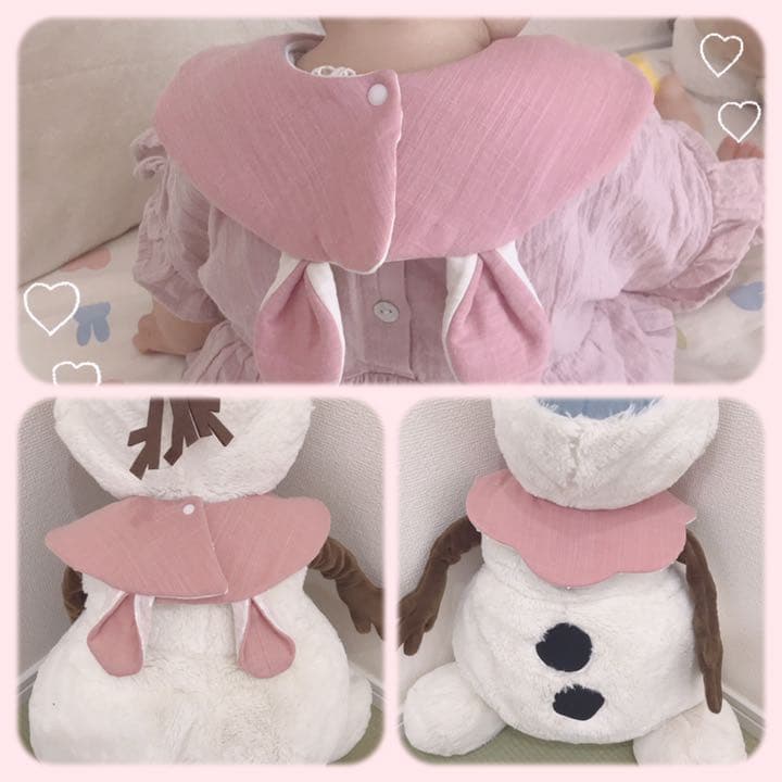 うさみみスタイ　ハンドメイド