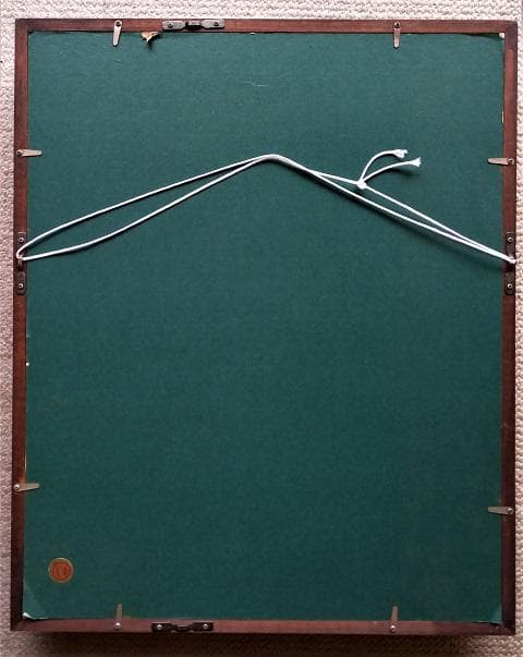 伊藤和生　「アンティクドール」　ボードに水彩画　　F４号　額装 真作保証