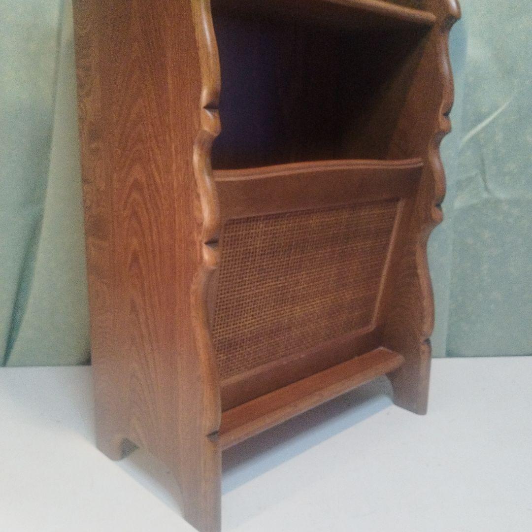 カリモク家具　花台　マガジンラック