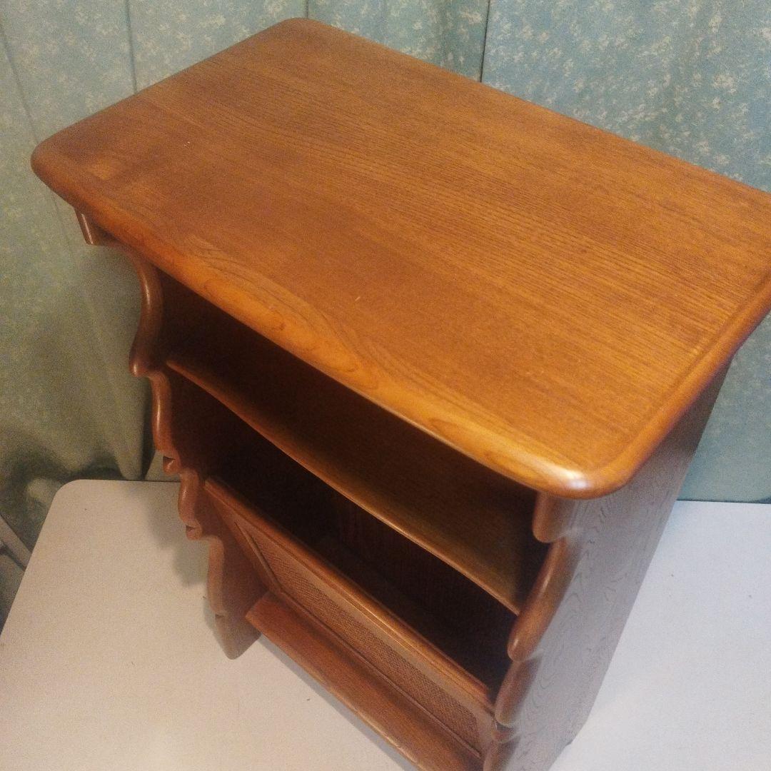 カリモク家具　花台　マガジンラック