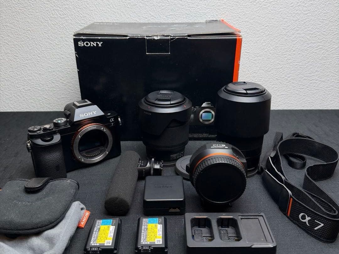 【セット売り】SONY ソニーフルサイズ一眼 α7 ILCE-7K 付属品あり