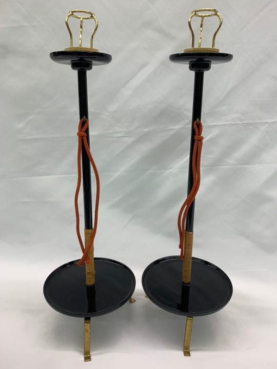 加賀 39cm 燭台　伝統工芸木製品　雛人形　ひな祭り　ひな道具