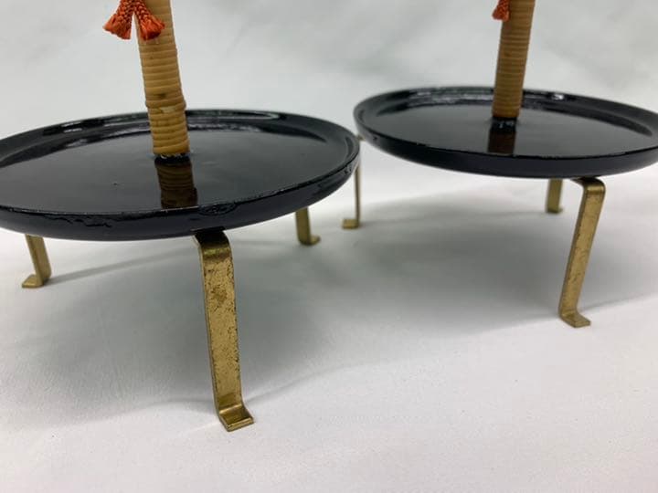 加賀 39cm 燭台　伝統工芸木製品　雛人形　ひな祭り　ひな道具