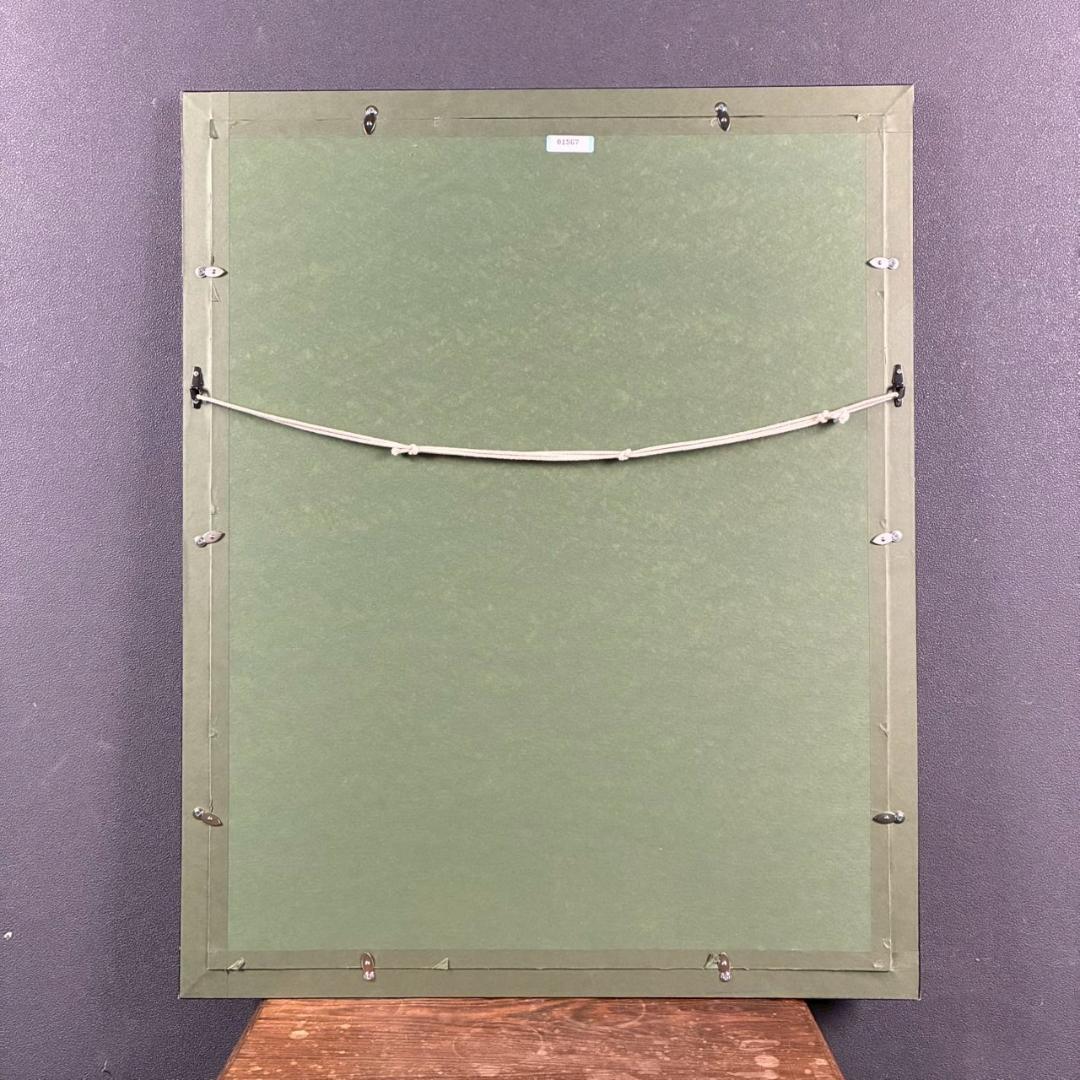 美品 ジョアン・ミロ「ミロの庭園に～」リトグラフ 抽象画 額装 シュルレアリスム