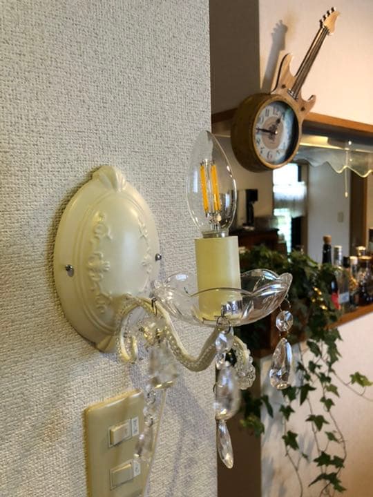 豪華でアンティーク 壁掛け シャンデリア ホワイト