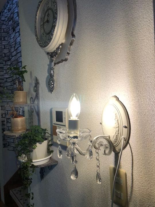 豪華でアンティーク 壁掛け シャンデリア ホワイト