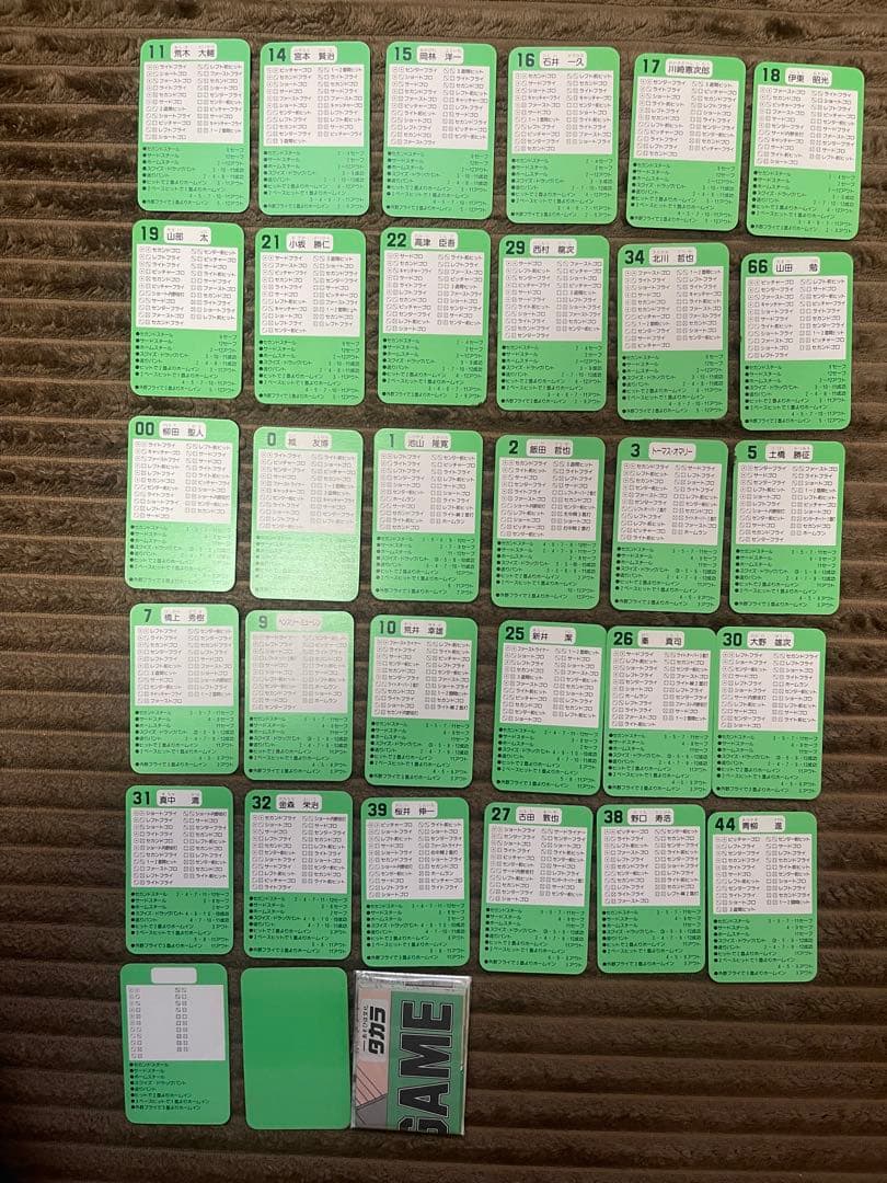 タカラ野球カード95年度11球団‼️