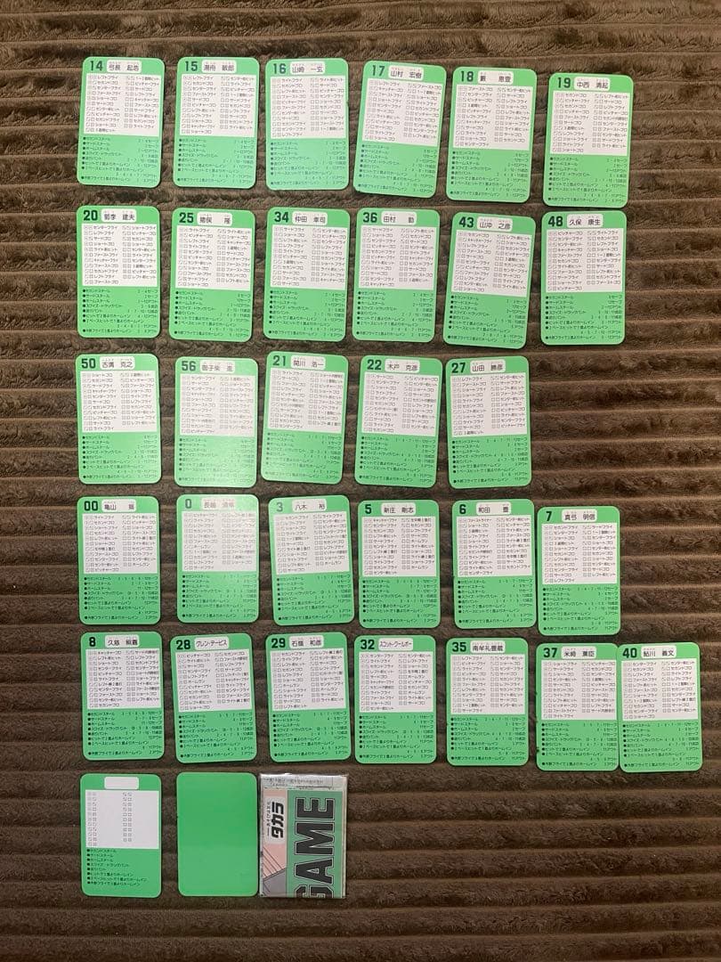 タカラ野球カード95年度11球団‼️