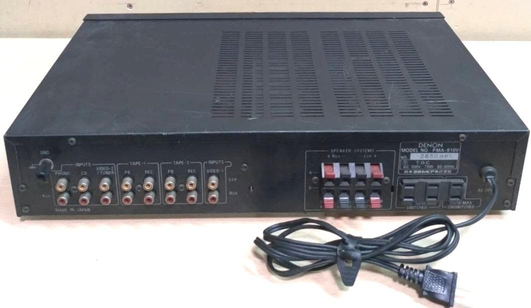DENON デノン プリメインアンプ PMA-910V 通電確認済