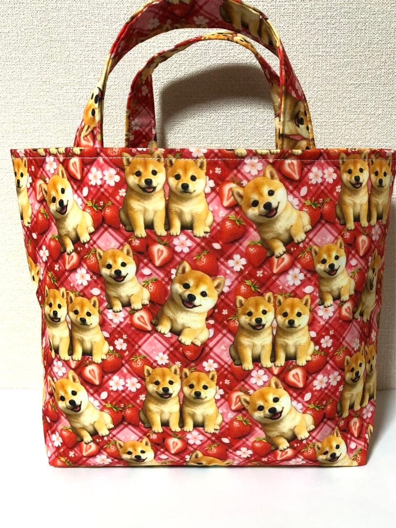 柴犬　トートバッグ　ハンドメイド