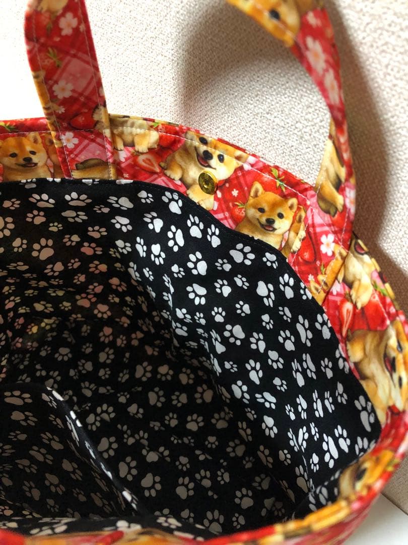 柴犬　トートバッグ　ハンドメイド