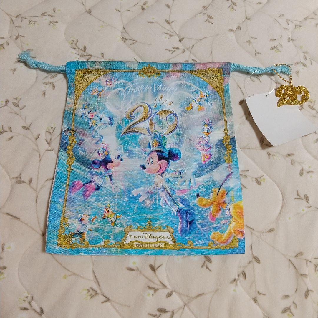 ディズニーランド35・40周年&ディズニーシー19・20周年巾着7枚セット