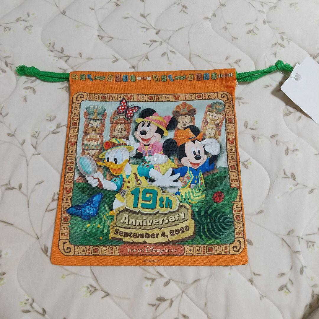 ディズニーランド35・40周年&ディズニーシー19・20周年巾着7枚セット