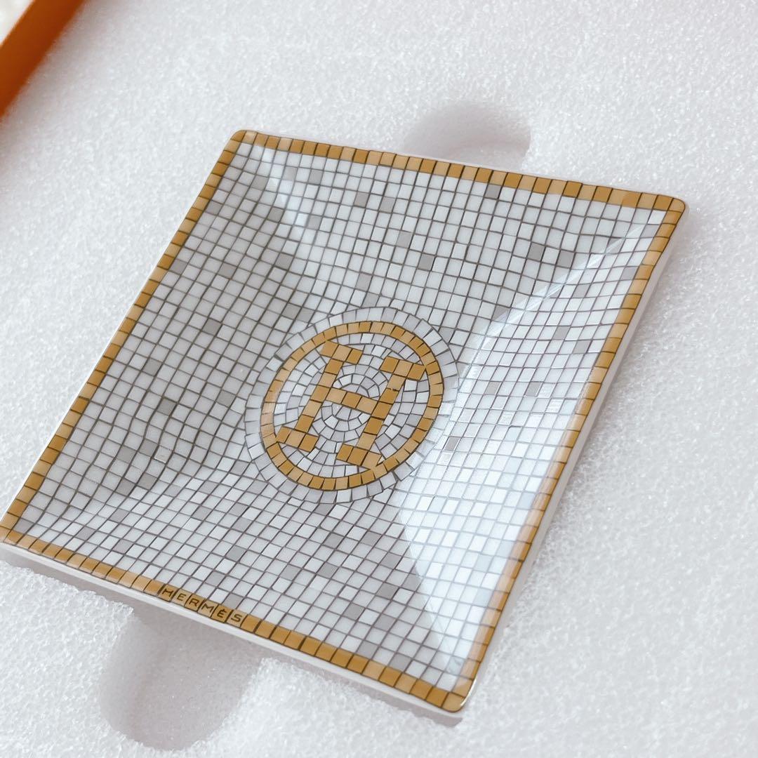 【美品】HERMES プチカレNO1 モザイク24 ゴールド