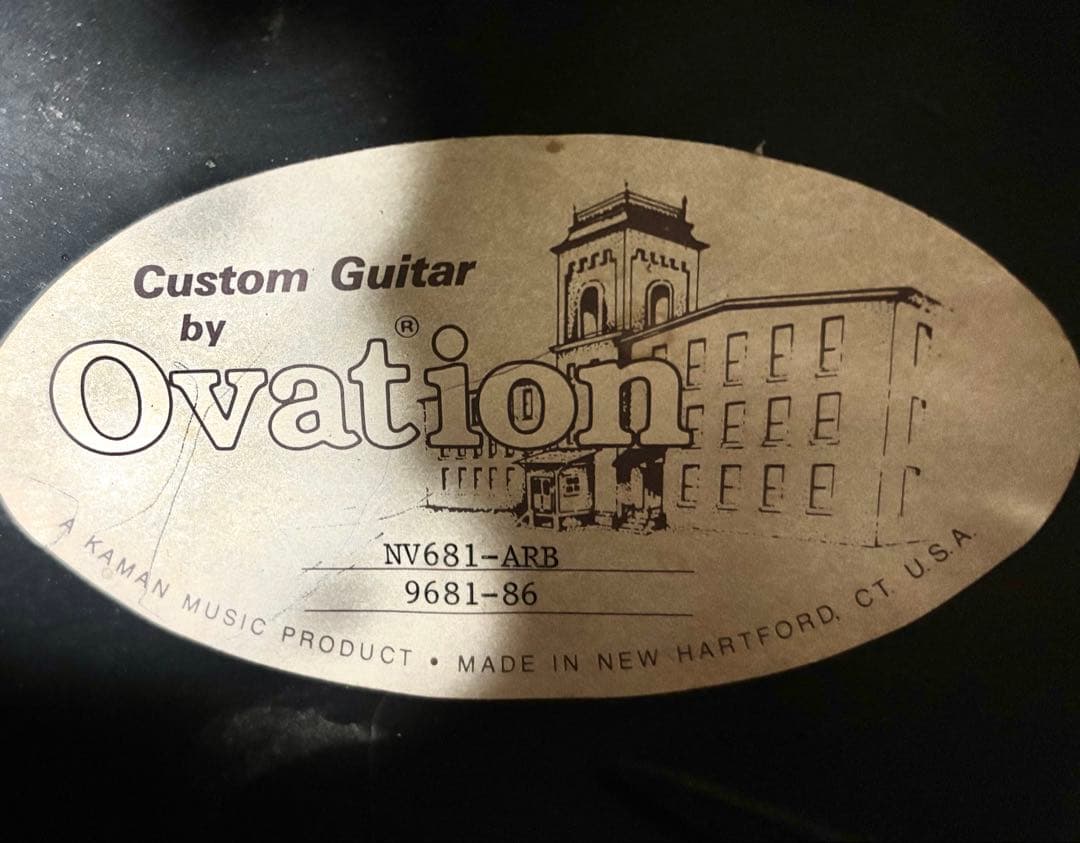 OVATION/Adamas Century エレアコ NV681-ARB