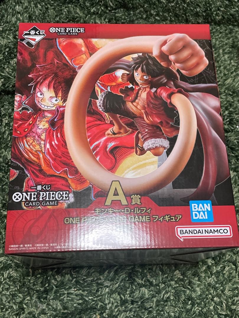 ワンピース　一番くじ　A賞　ルフィ　特典カード　おまけ付き