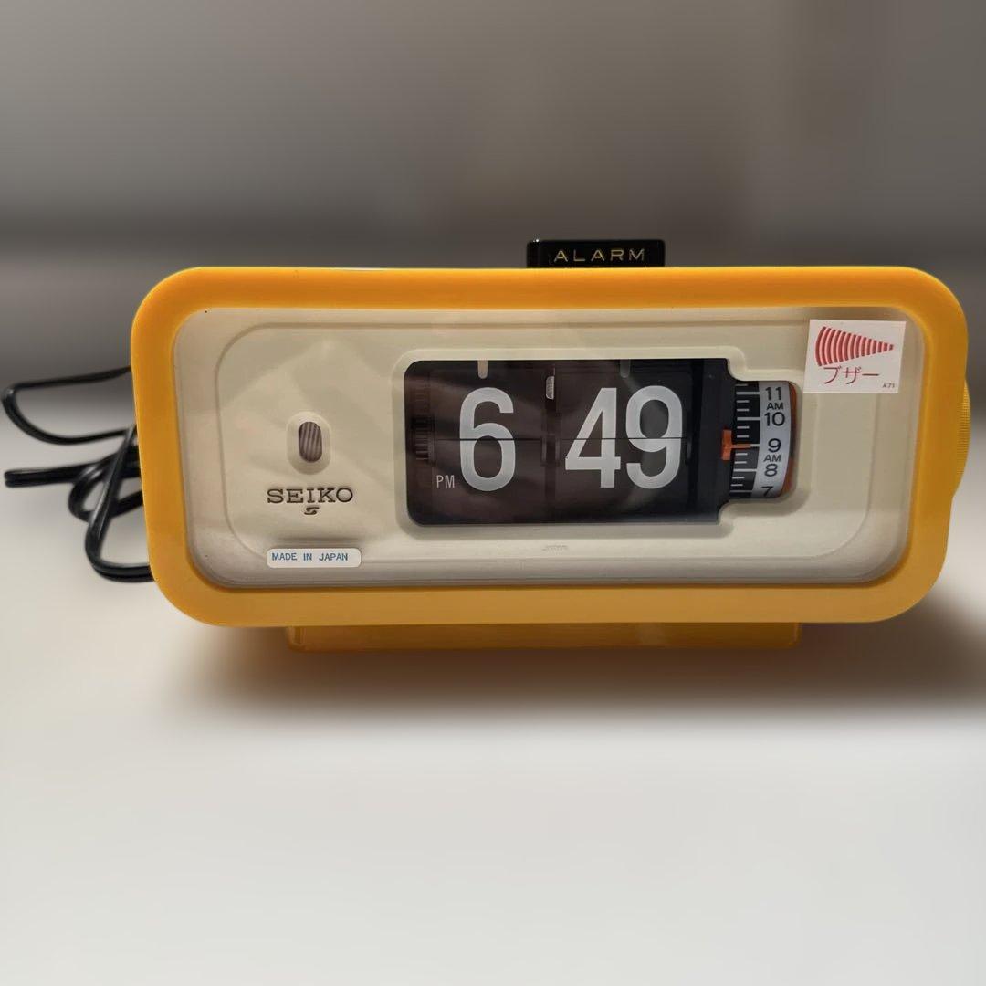 SEIKO セイコー パタパタ時計 DP666T 昭和 レトロ 置き時計