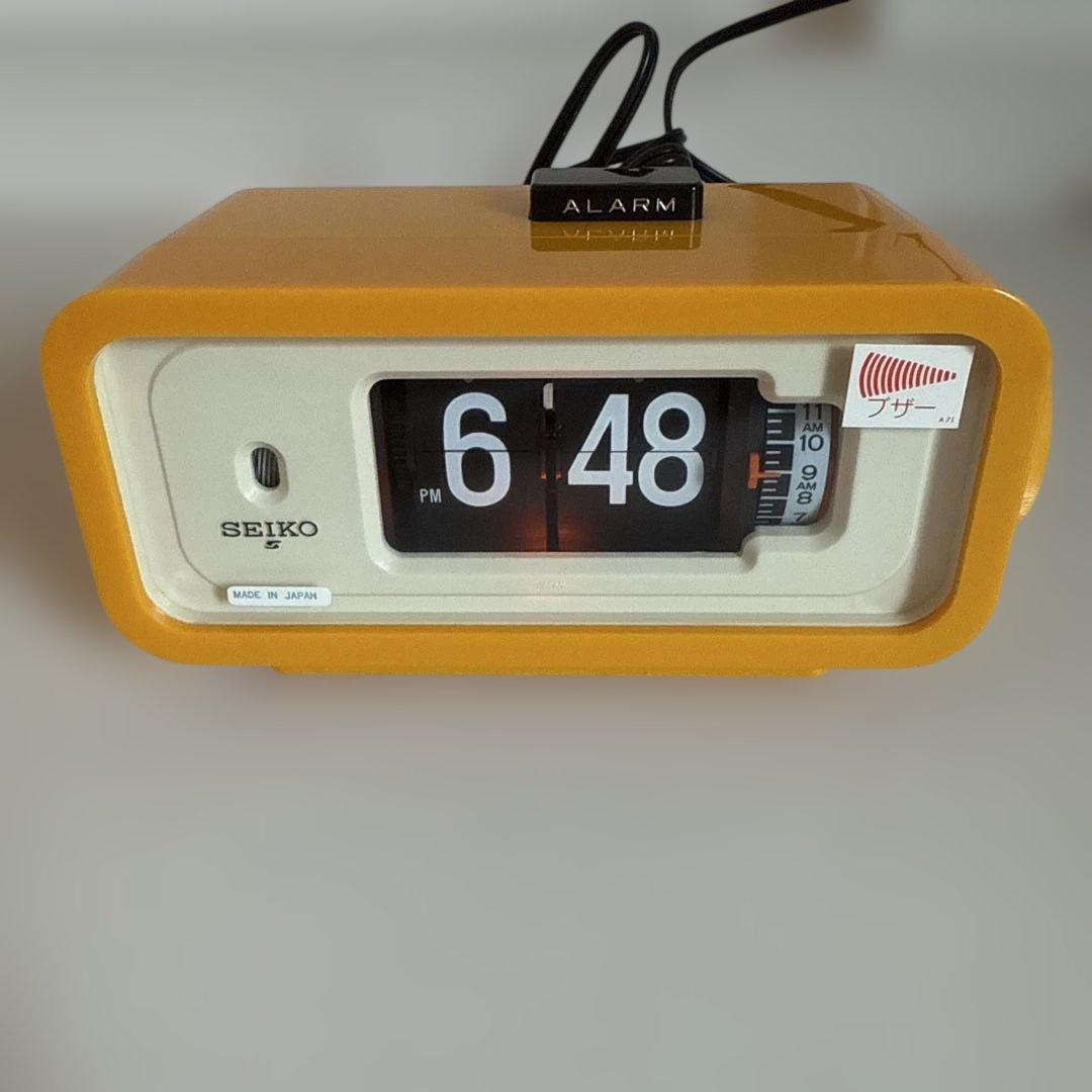 SEIKO セイコー パタパタ時計 DP666T 昭和 レトロ 置き時計