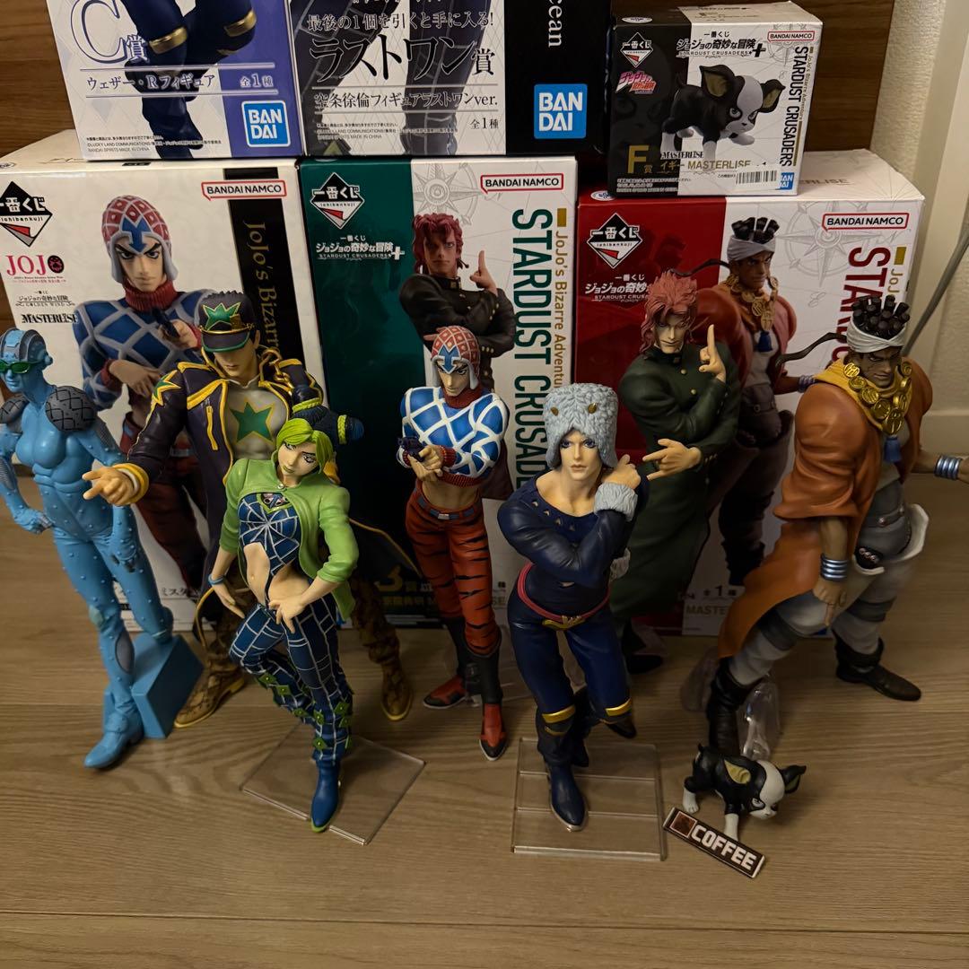 ジョジョの奇妙な冒険 フィギュアセット　一番くじ