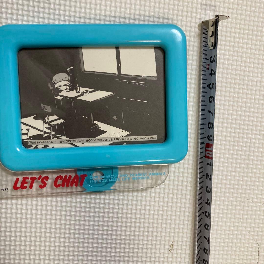 未使用1982年レッツチャット写真立て　ベンジャミン日本製 let's chat