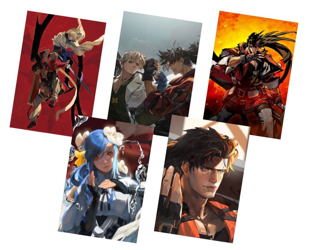 【阿々久限定・非売品】ギルティギア 公式資料集 特典全部セット（本なし）