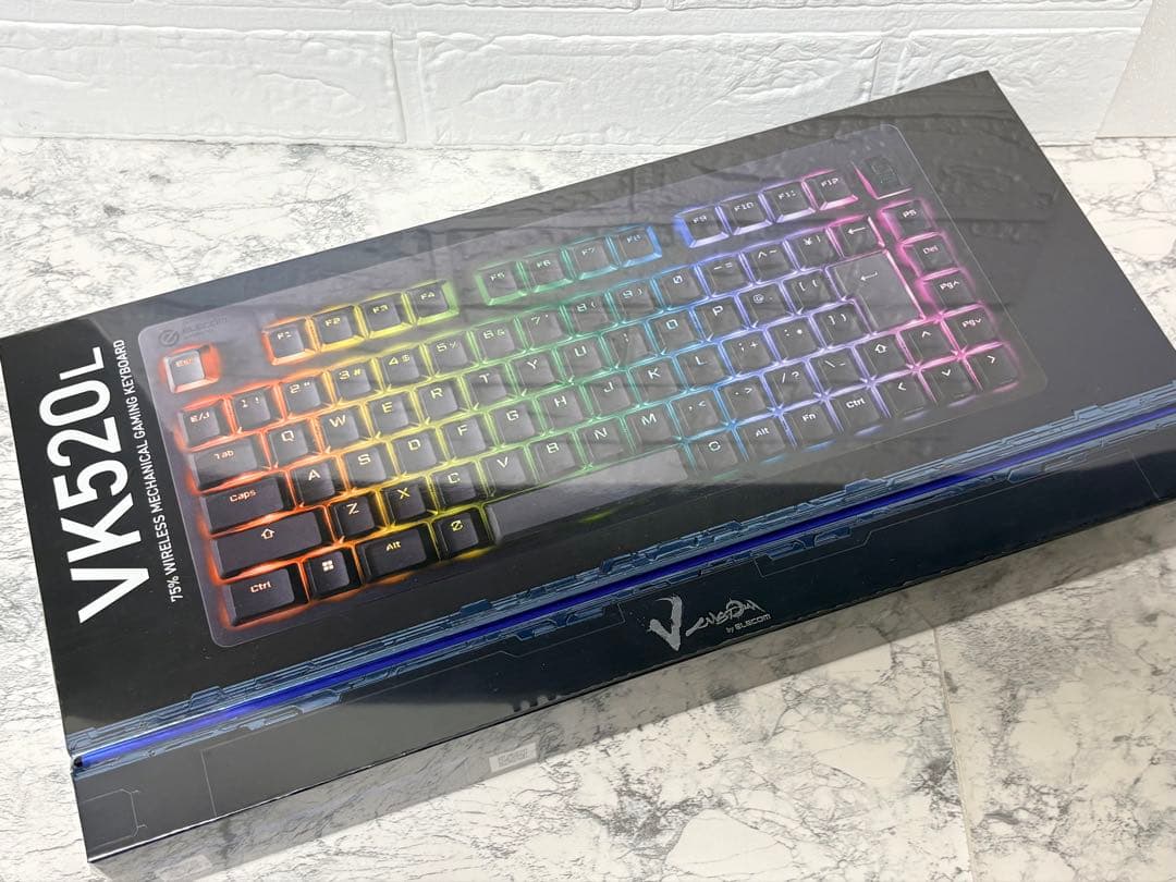新品未開封 VK520L ワイヤレスゲーミングキーボード エレコム