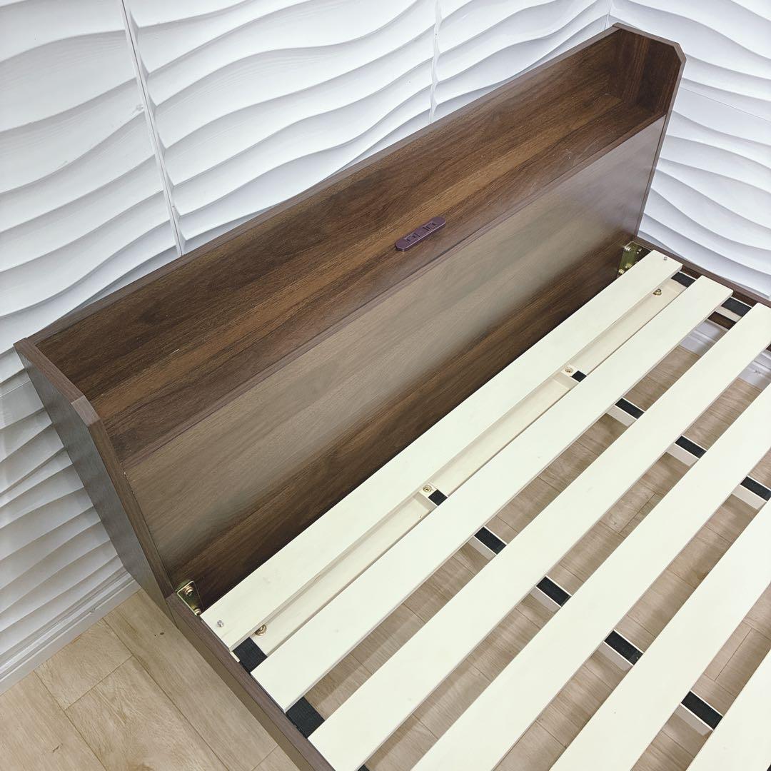 ◇ベッドフレーム◇2口コンセント付き◇セミダブル◇大阪兵庫京都奈良滋賀和歌山◇