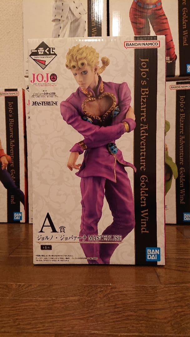 一番くじ ジョジョの奇妙な冒険 GOLDEN WIND フィギュアフルコンプ