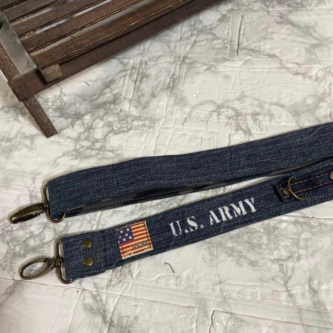 No.480.481.483.494.496 デニムリメイクショルダー紐　濃紺